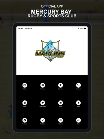 Mercury Bay Rugby iPad screenshot