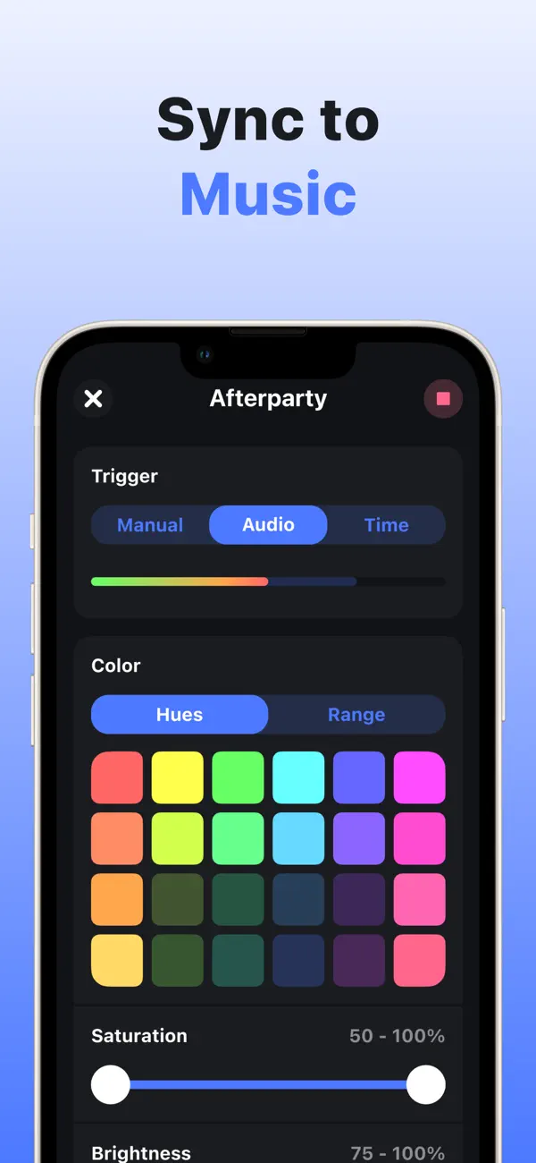 Screenshot #2 pour Hue Party pour Philips Hue