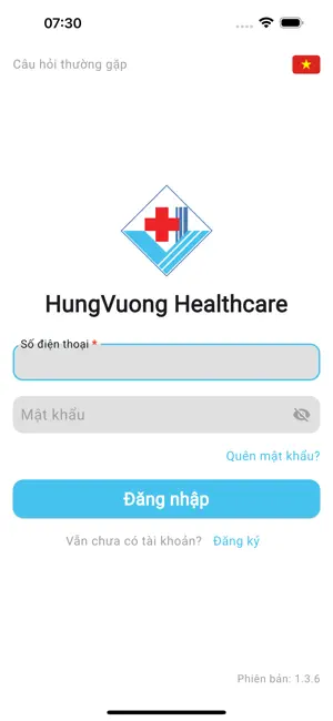 HungVuong Healthcare iPhone screenshot 1