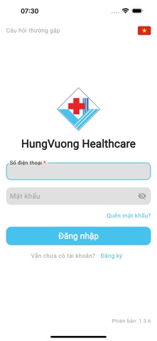 HungVuong Healthcare screenshot