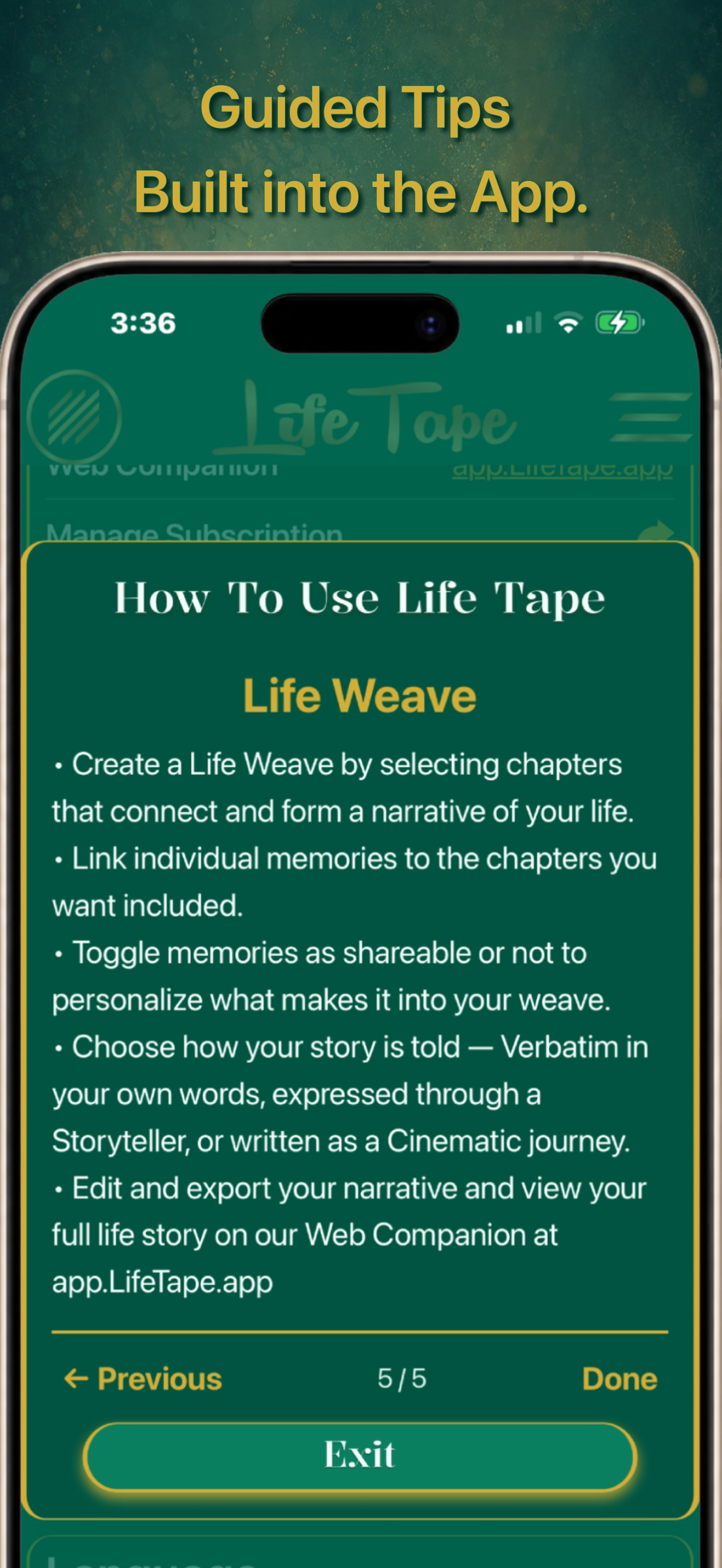 Life Tape - Memory Archive