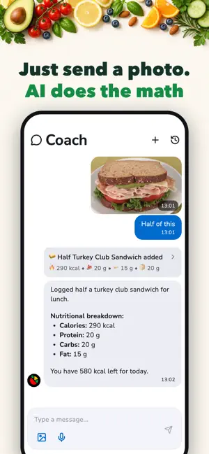 Calories Club: AI Food Tracker screenshot 1