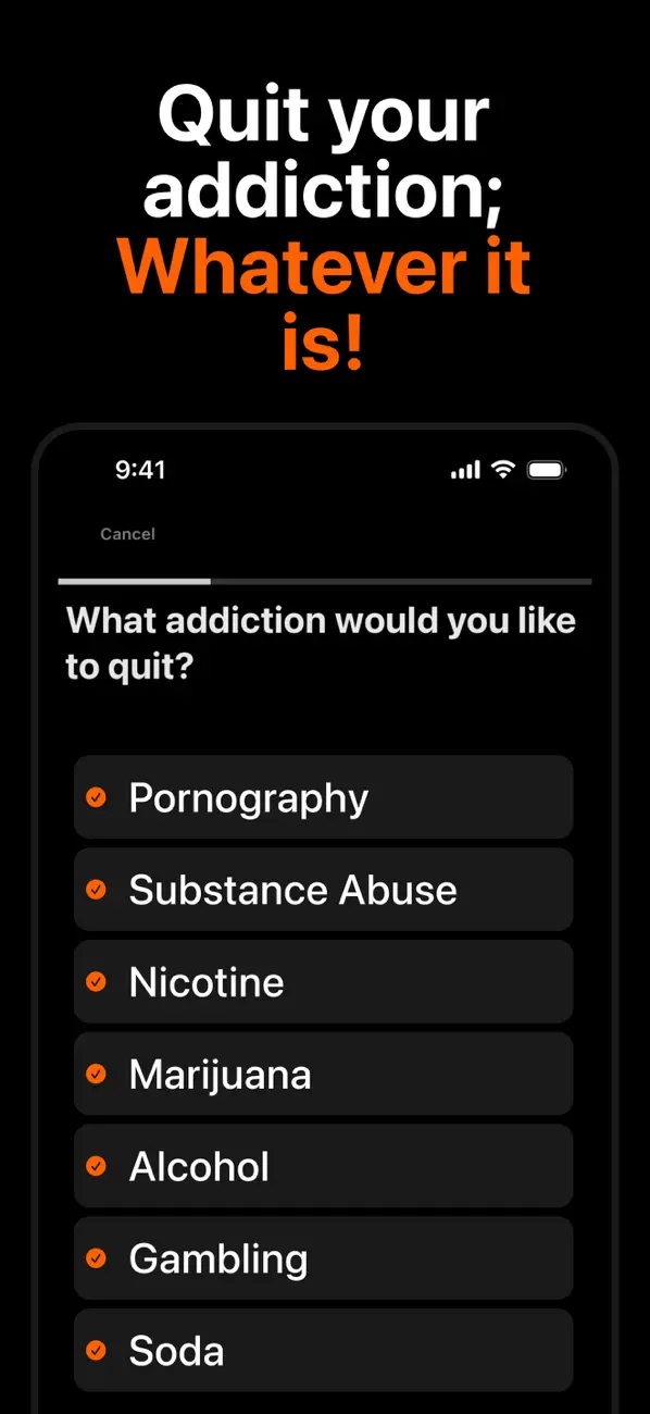 Screenshot #1 pour Days Sober-Sobriety Tracker
