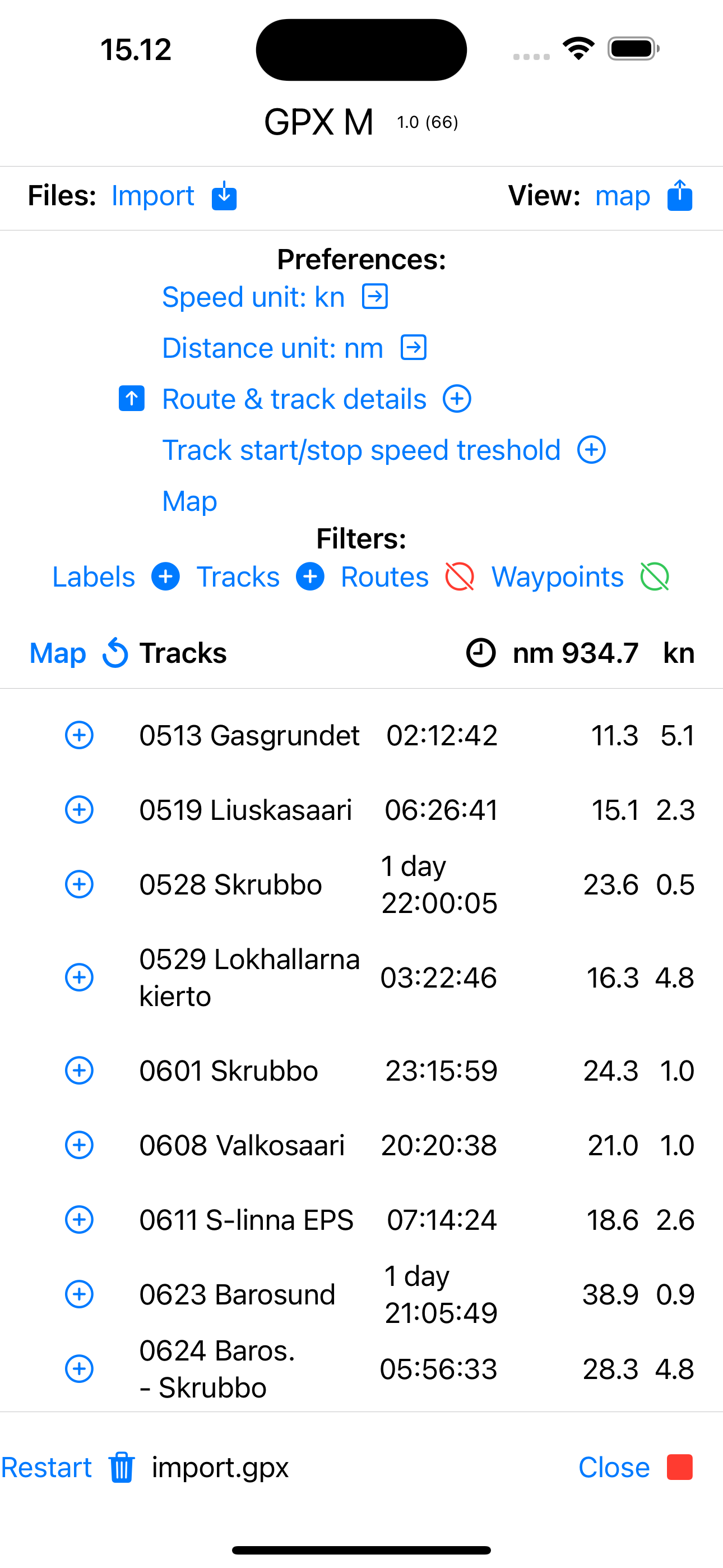 GPX M Viewer and Route Editor screenshot 3