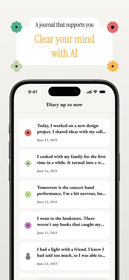 POSY – AI Self-Care Journal screenshot 3
