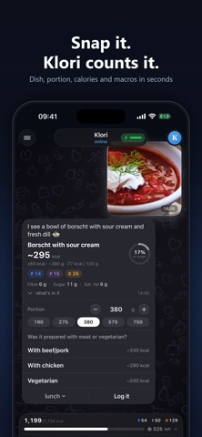 Klori: Calorie Counter Screenshot 1 of 6