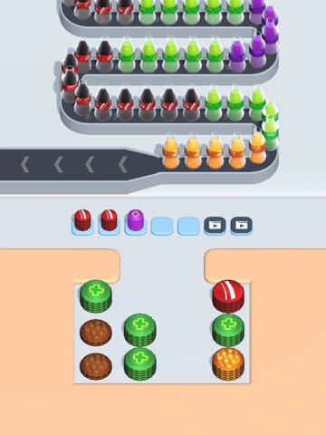 Bottle Jam Cap Sorting iPad screenshot