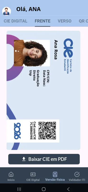 CIE Carteira de Estudante screenshot 7 of 8