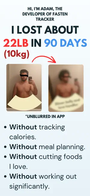 Fasten Tracker - Weight Loss screenshot 1