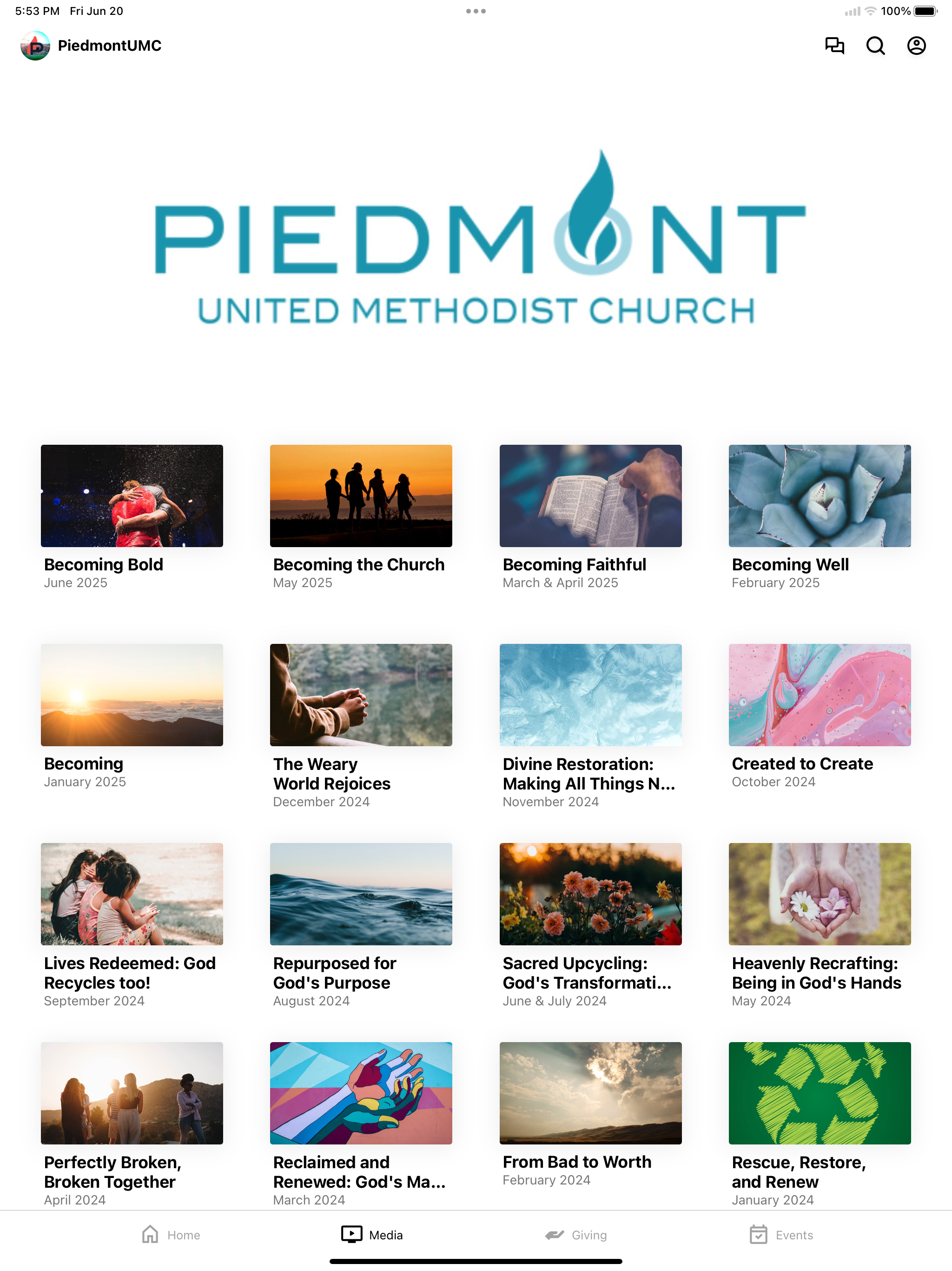 Piedmont UMC screenshot 5