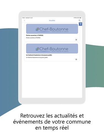 Chef-Boutonne iPad screenshot