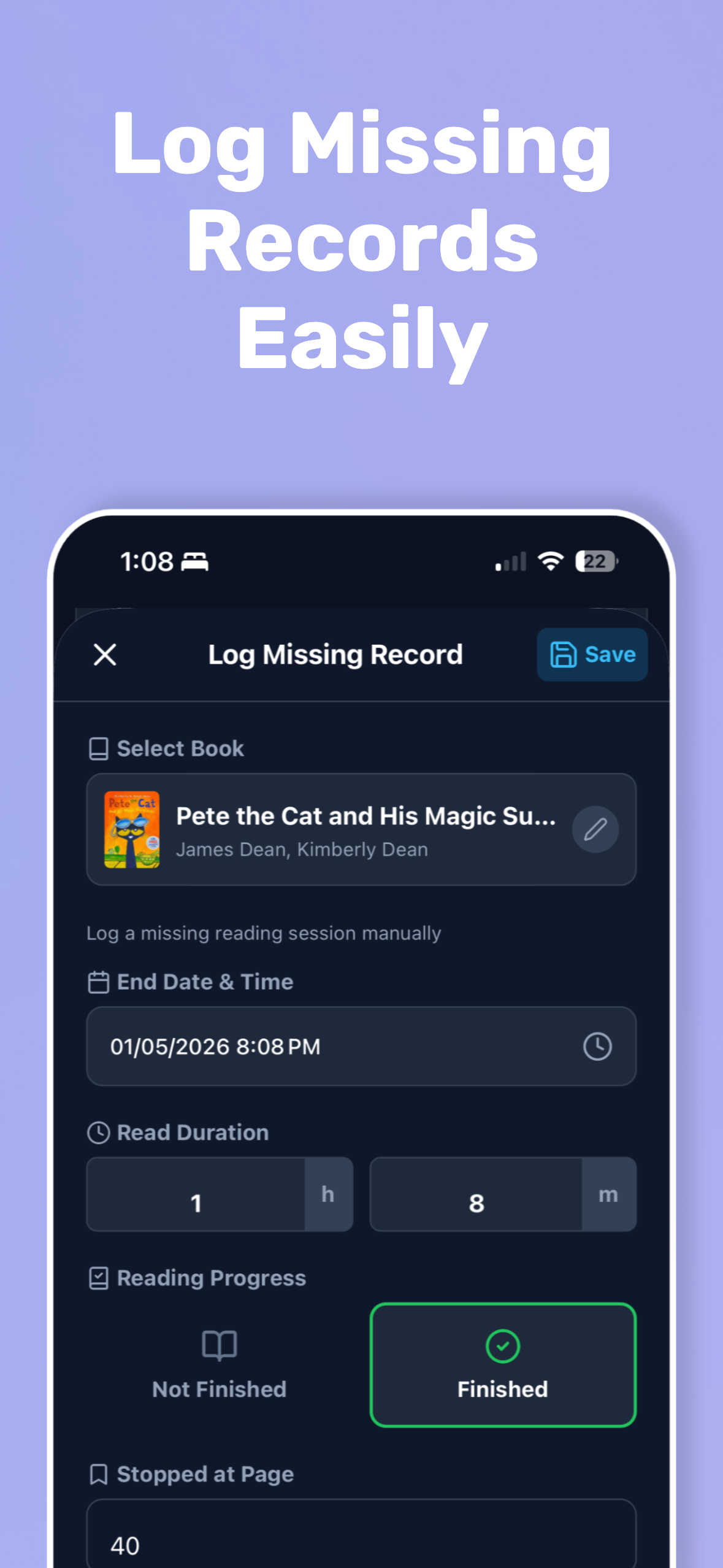 Reading Log: Parents & School