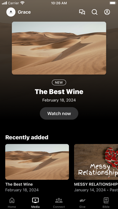 Grace Community Church NV Screenshot