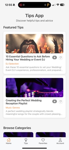 The Tips App Screenshot 1 of 3