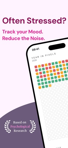 Hue of Year - Mood Tracker iPhone screenshot