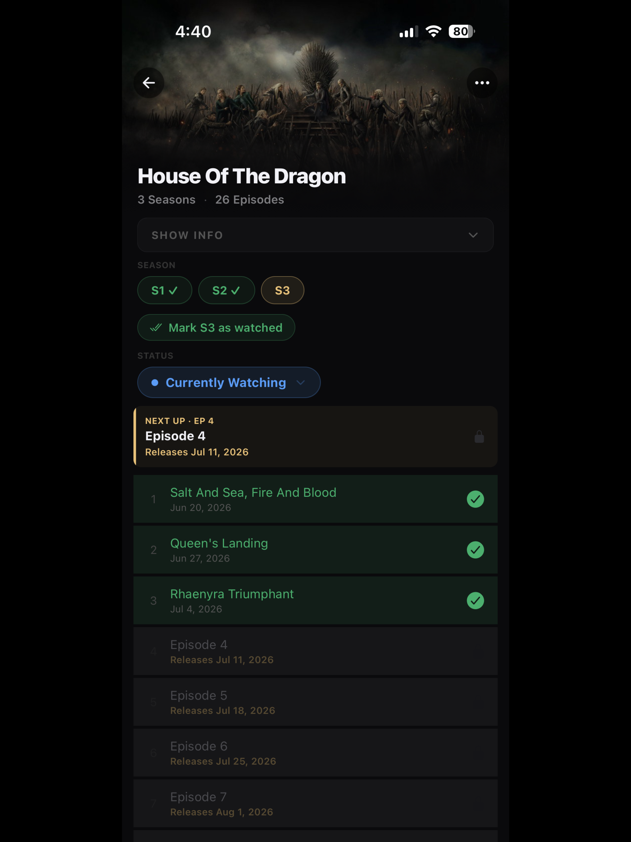 Screened: Log Movies & Shows screenshot 9