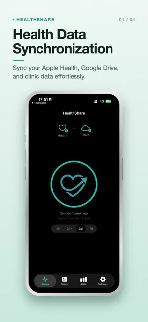 Health Share App screenshot 1