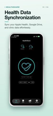 Health Share App Screenshot 1 of 5