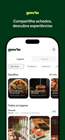 Gomo - Guia de restaurantes iPhone screenshot 1