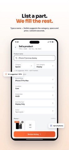Setbin screenshot