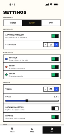 Dual N-Back: Brain Trainer Screenshot 4 of 7