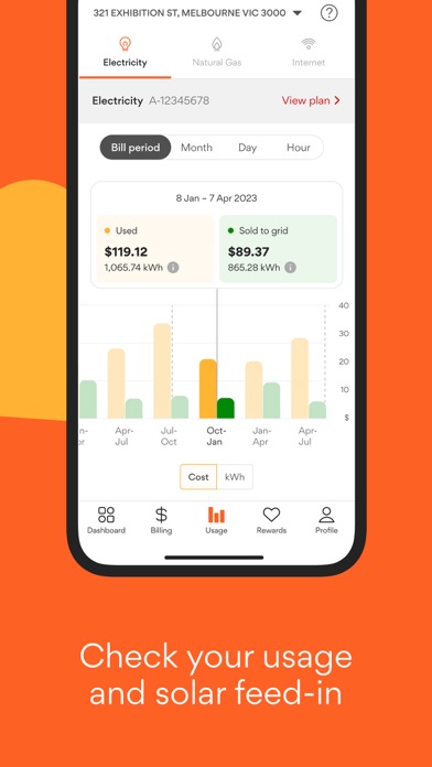 Origin Energy Gas Internet LPG screenshot