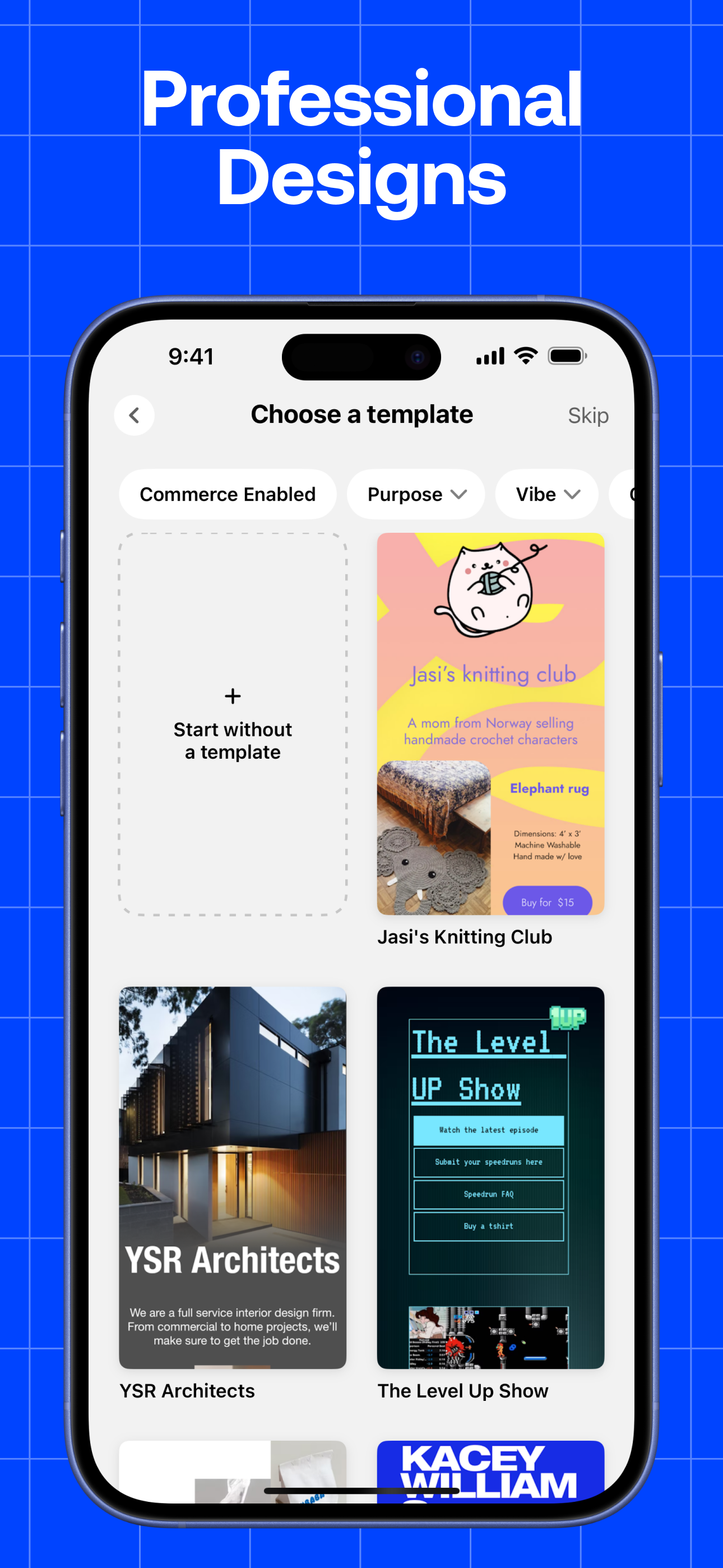 Universe Website Builder