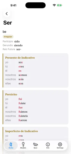 Conjugar screenshot 2