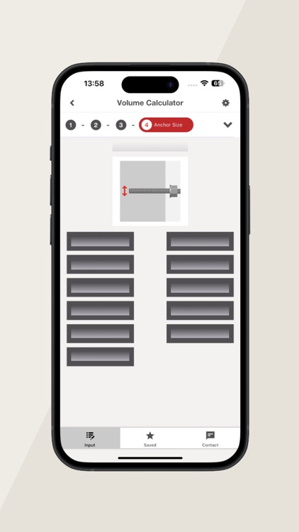 Hilti Volume Calculator