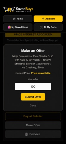 SavedBuys Screenshot 7 of 9
