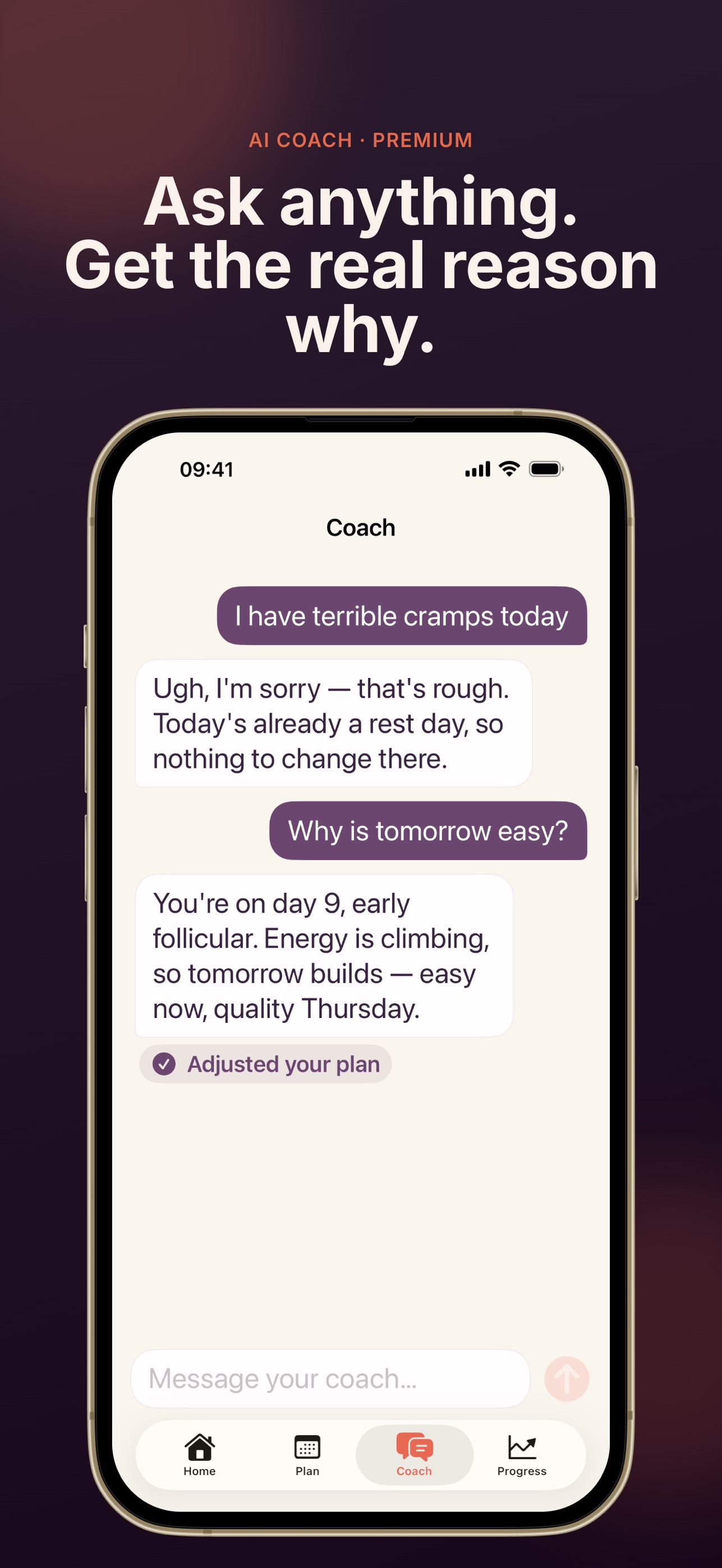 Screenshot 2 of Running Plan for Your Cycle