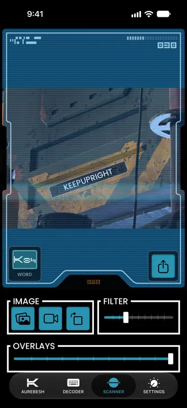 Galactic Decoder for Aurebesh screenshot 1 of 4