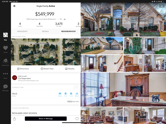Homes for Sale - Williams Trew iPad screenshot 4 - Lifestyle app