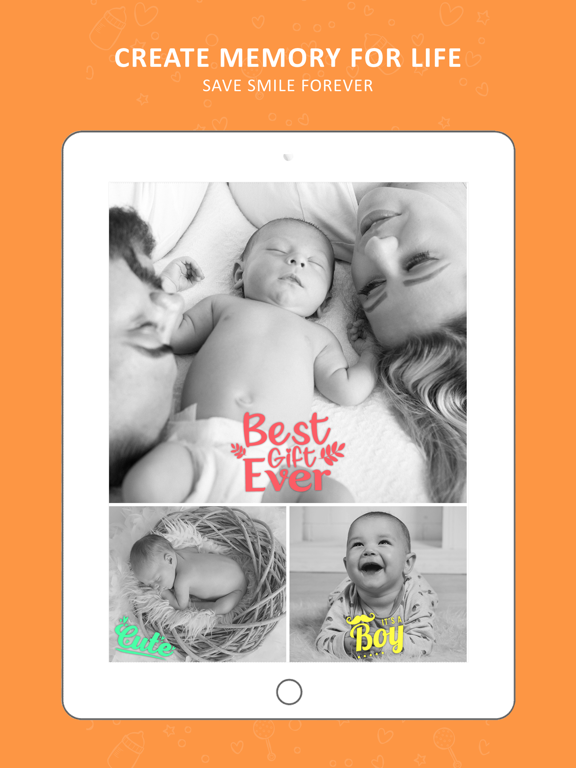 Baby Photo Editor: Story Maker iPad screenshot 5 - Lifestyle app