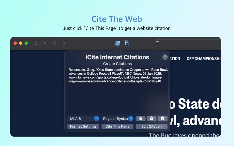 #1. iCite (macOS) 由: Jonathan Akstulewicz