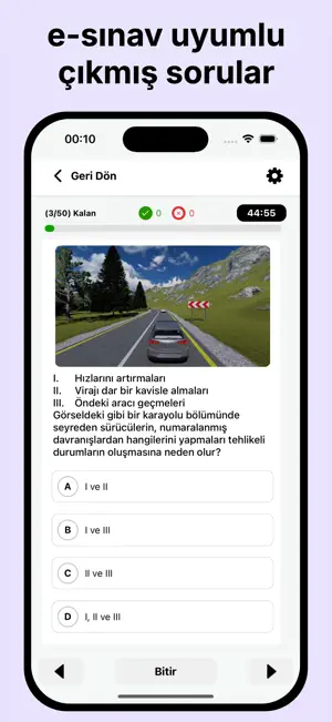 Ehliyet Sınav Soruları CenkHca screenshot 3