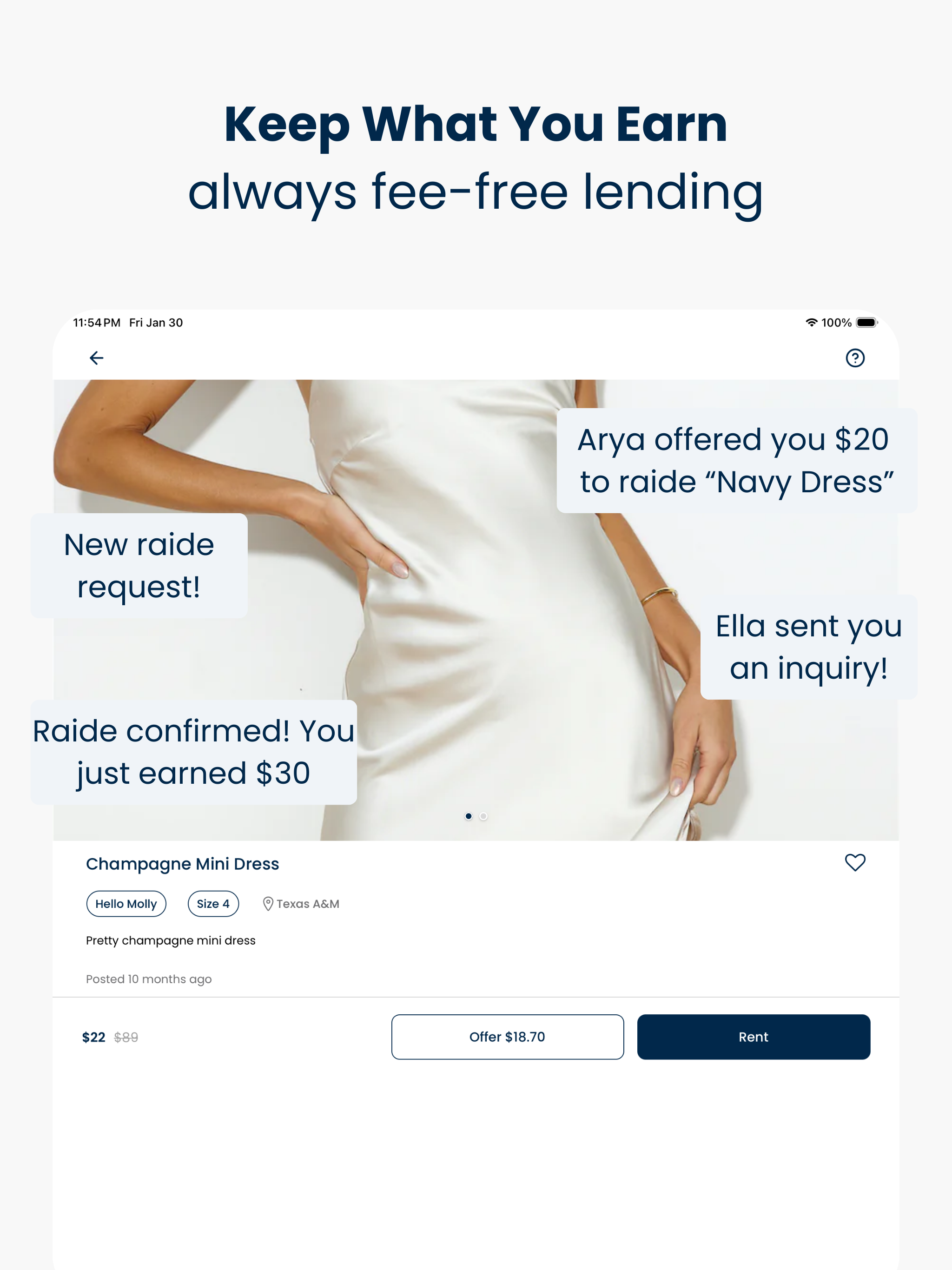 Raide - Your Campus Closet screenshot 9