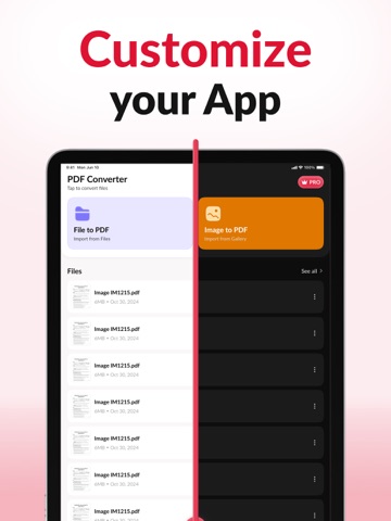 PDF Converter ‣ File Editor iPad screenshot