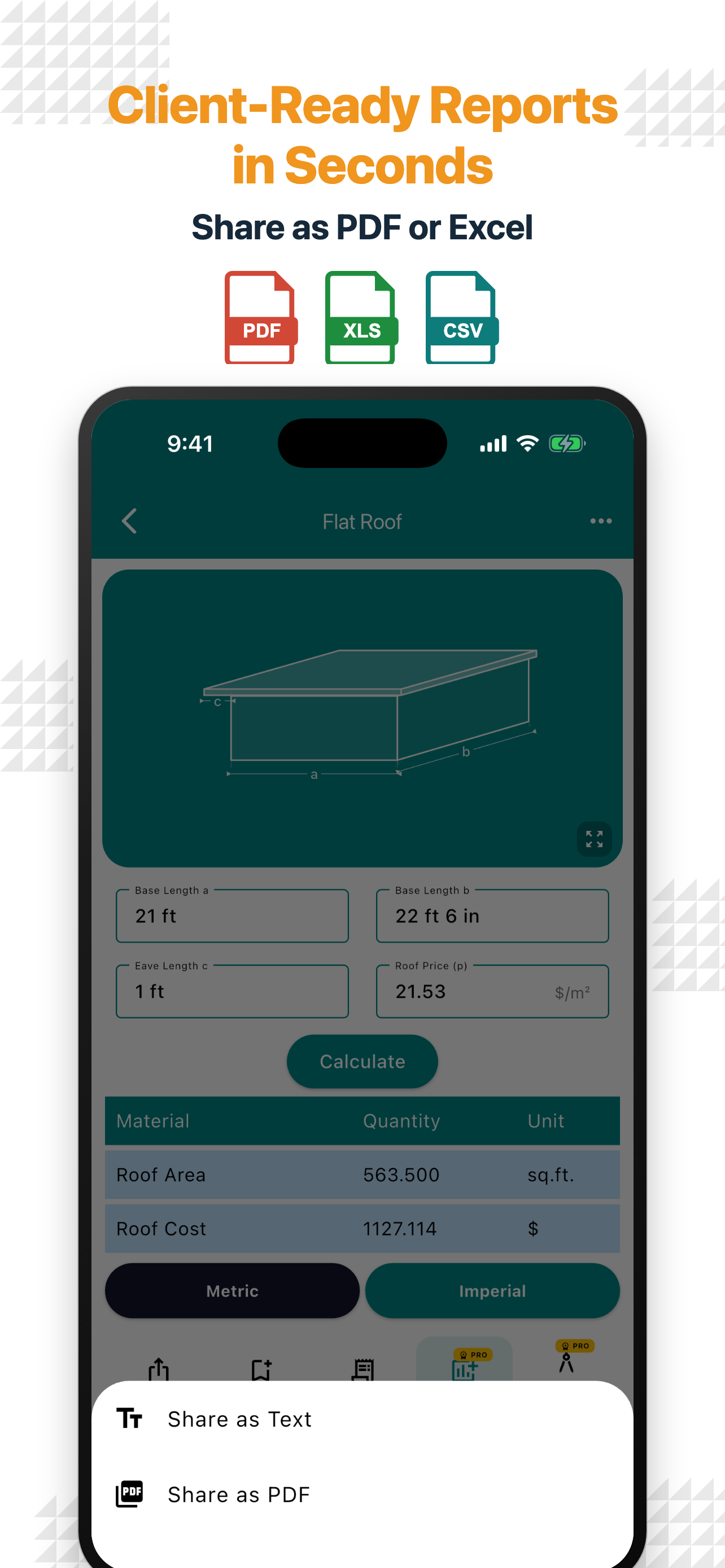 Construction Calculator A1 Pro screenshot 10