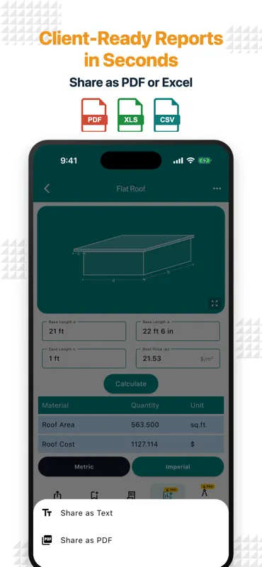 Construction Calculator A1 Pro screenshot 9 of 10