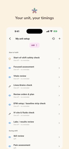 Rounds: Nurse Shift Tracker iPhone screenshot