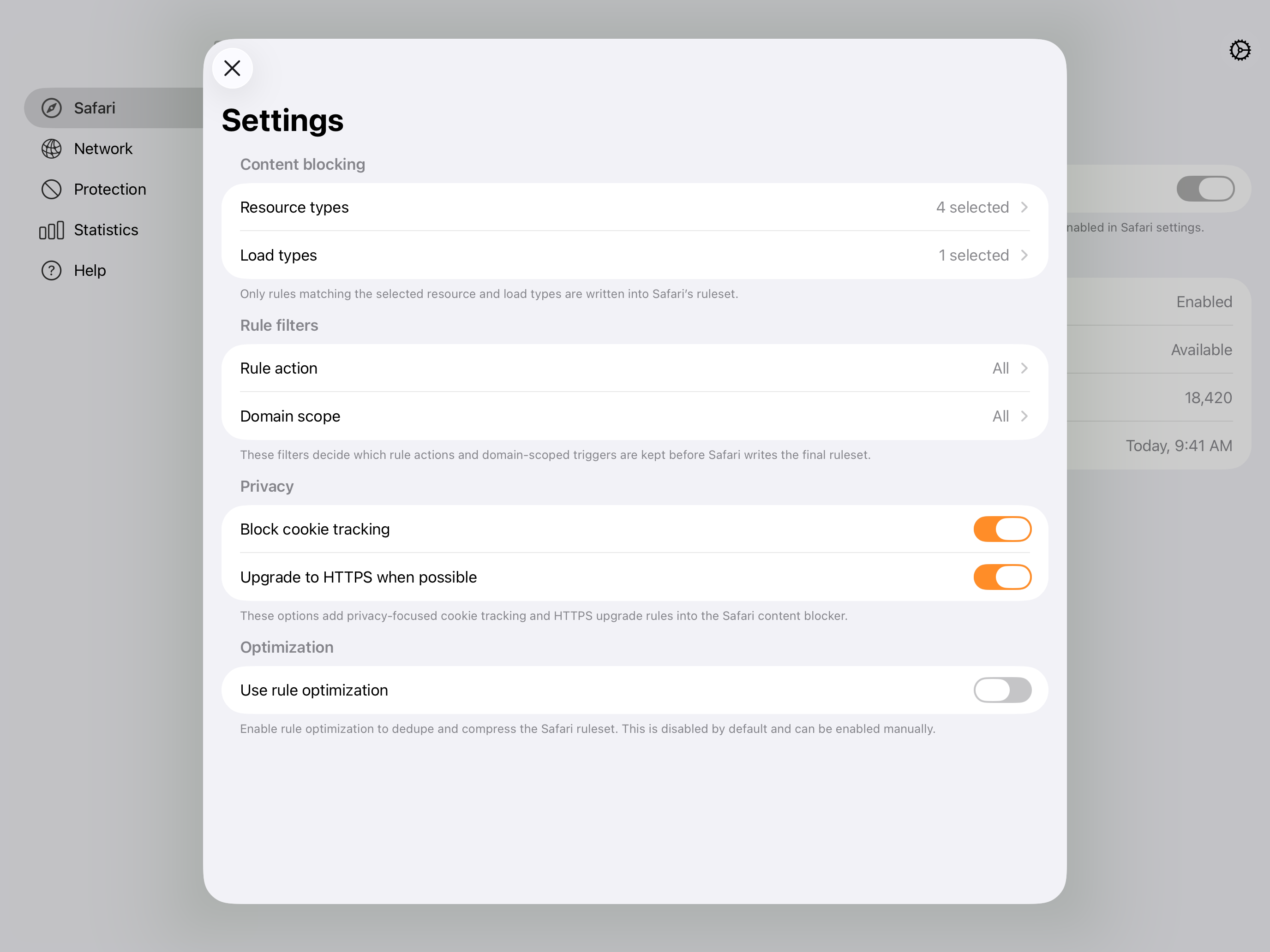 Tracker Blocker screenshot 12