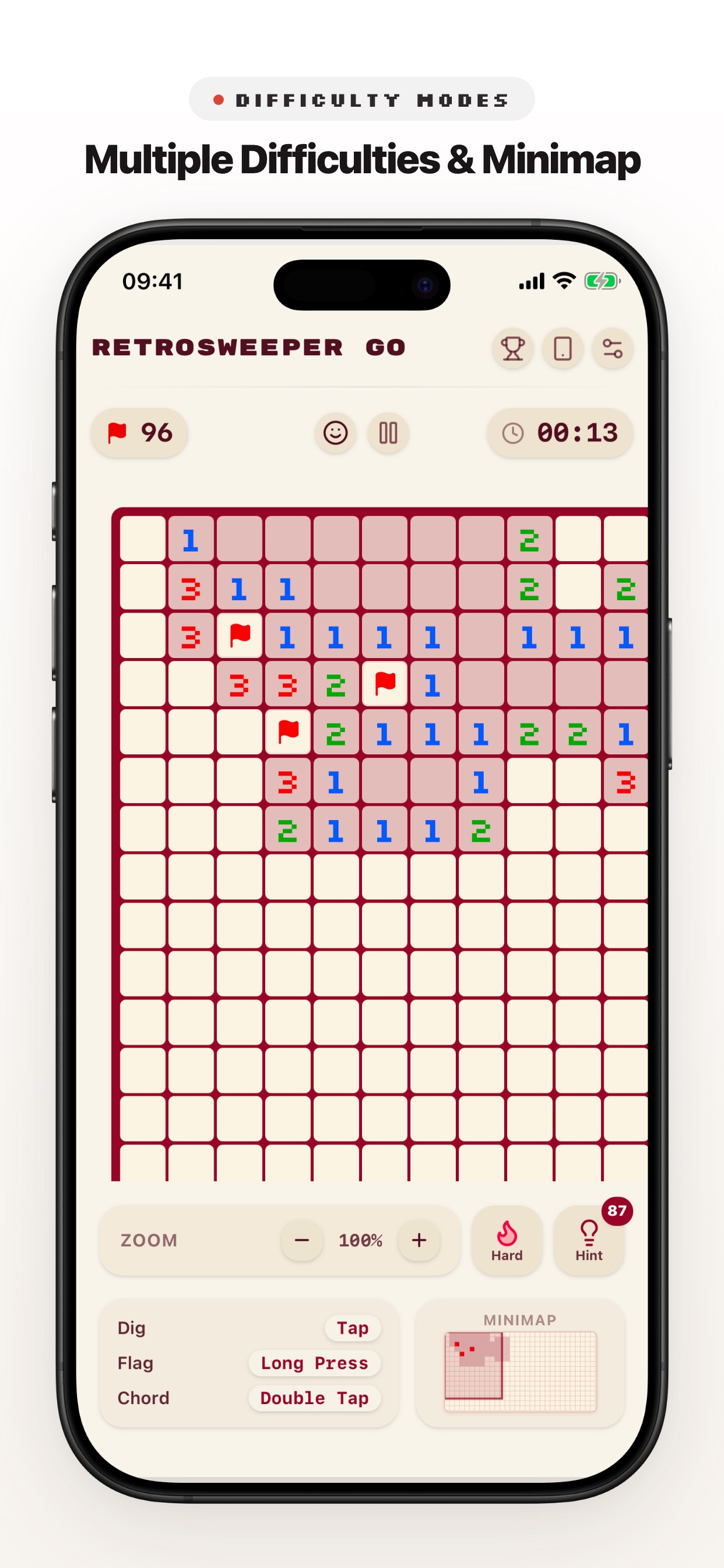 Screenshot 4 of RetroSweeper Go - Minesweeper