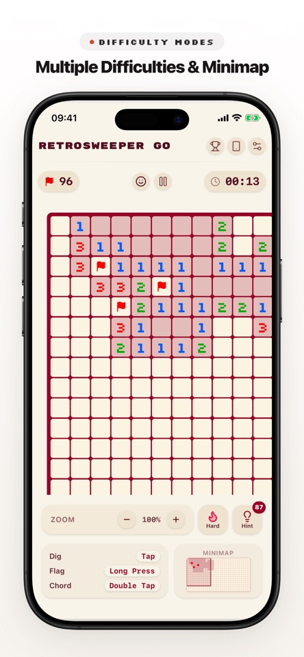 RetroSweeper Go - Minesweeper screenshot 4