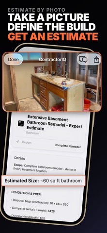 Contractor IQ: Construction AI iPhone screenshot
