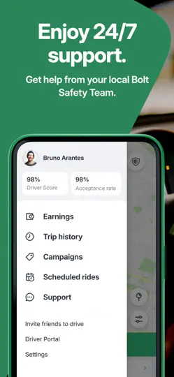 Bolt Driver: Drive & Earn iPhone Ekran Görüntüsü 5
