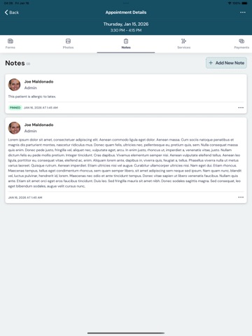 ProFile Aesthetic Management iPad screenshot