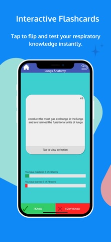 Respiratory System Flashcards iPhone screenshot