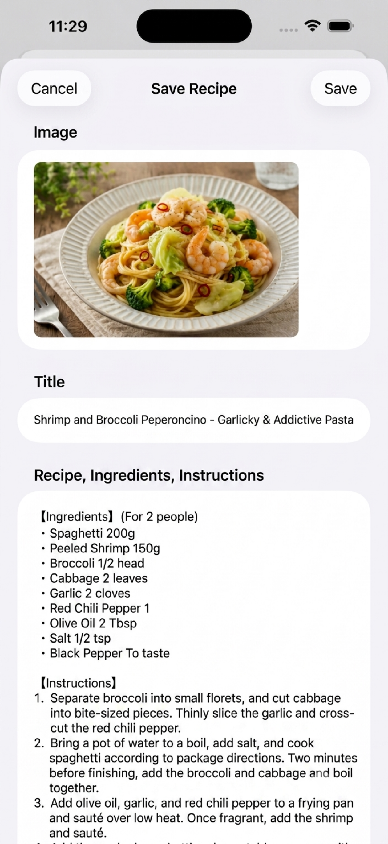 My Recipe: Save & Organize screenshot 3