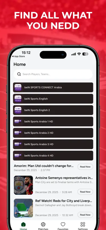Yacine Live : Match screenshot 2 of 4